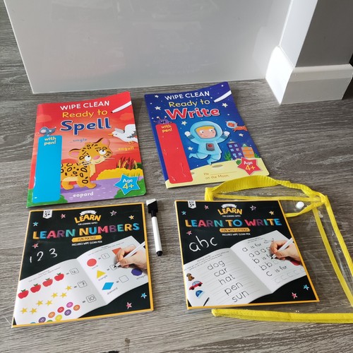 Wipe clean books write - books, spell