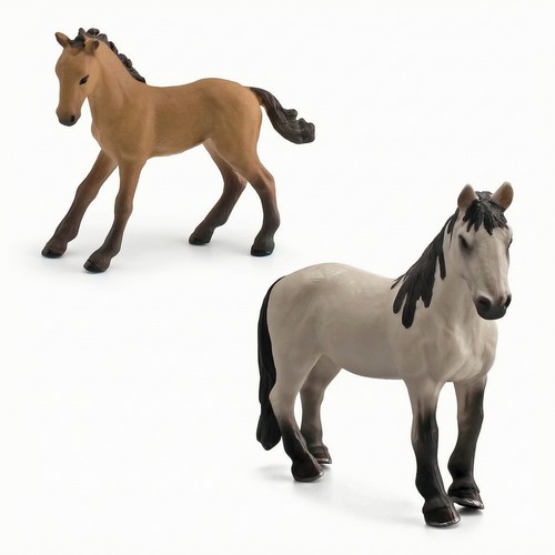 Pieces pvc horse model toy - horse,
