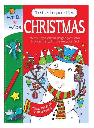 Christmas wipe clean activity - christmas,