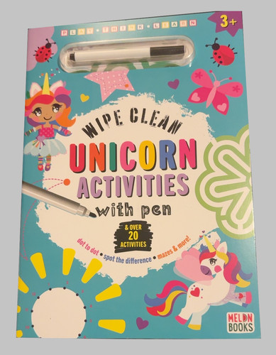 Wipe clean unicorn activities - wipe,