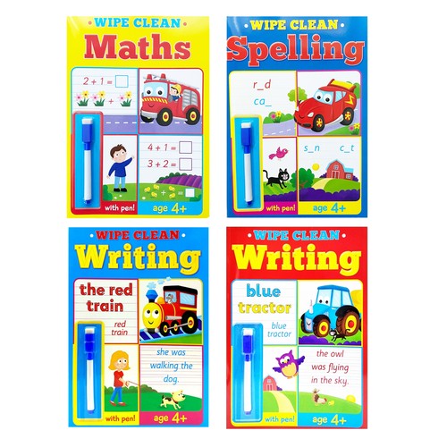 Wipe clean learning - book, with