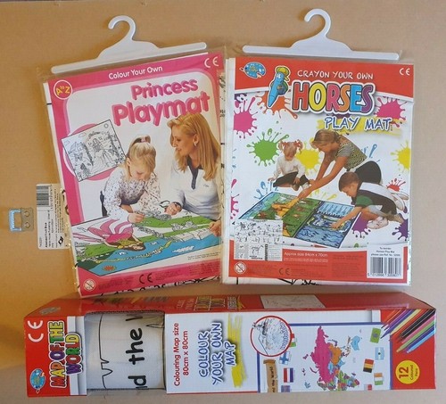 Colouring playmats crayons - colouring, &