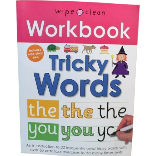 Wipe clean workbook - workbook, tricky