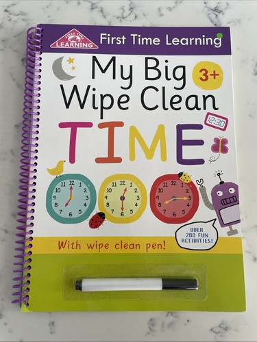First time learning wipe clean - time,