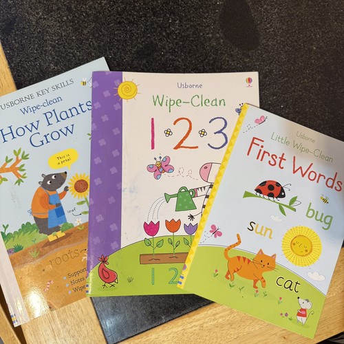 Bundle usborne wipe clean - of,