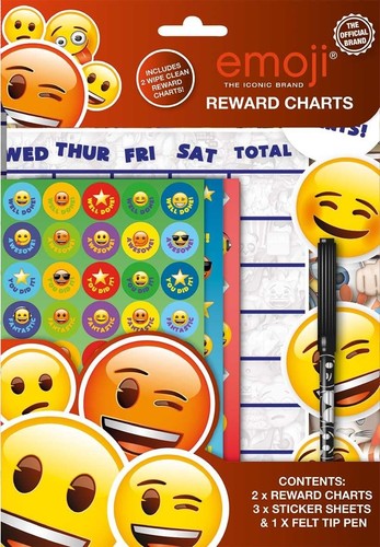 Emoji wipe clean reward - clean, chart