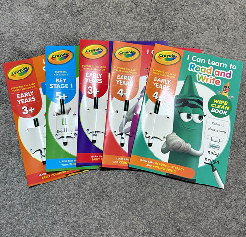 Crayola can learn wipe clean - learn,