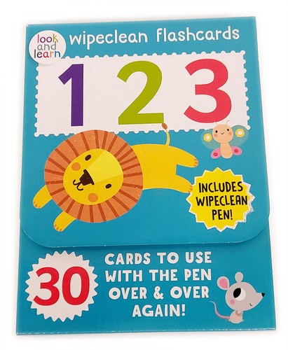 123 wipeclean flashcards - 123,