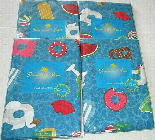 Summertime vinyl tablecloth - summertime,