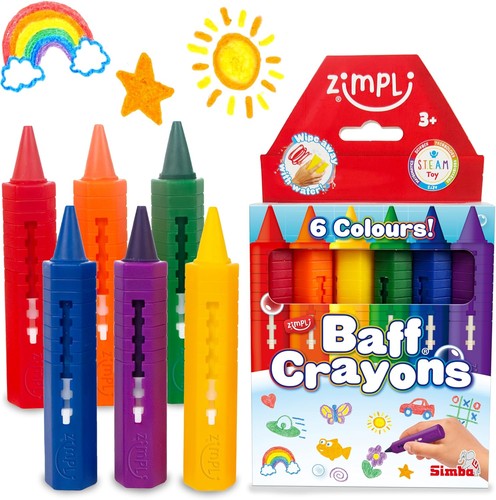 Large bath crayons washable - 6,
