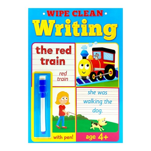 Wipe clean learning book - clean,