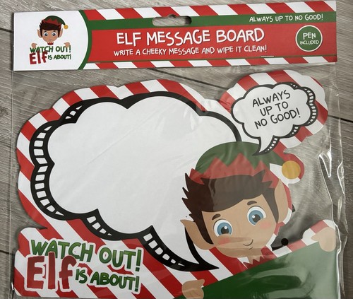 Elf wipe clean message board - elf,